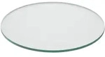 Relaxdays Glasplatte, &Oslash; 30 cm, 8 mm dick, geh&auml;rtetes ESG, runde Glasscheibe f&uuml;r