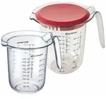 Westmark Set 2tlg., Messkannen 0,5 l und 1 l,1 x 30662270 Messkanne, 1 l, mit