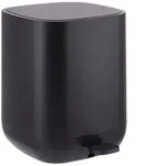Relaxdays M&uuml;lleimer, 9 Liter, Absenkautomatik, entnehmbarer Inneneimer, matter