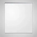vidaXL Verdunkelungsrollo Verdunklungsrollo 160 x 175 cm wei&szlig;