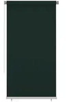 vidaXL Au&szlig;enrollo 125 (B) x 230 (H) cm Dunkelgr&uuml;n HDPE
