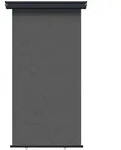 vidaXL Balkon Seitenmarkise 117 x 250 cm 100% Polyester Eisen Stahl
