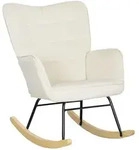 HOMCOM - Schaukelstuhl - 98T x 71B x 101H cm - beige