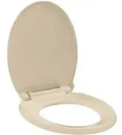 vidaXL Toilettensitz mit Absenkautomatik Beige Oval