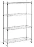 Royal Catering Metallregal - 35 x 90 x 137 cm - Chrom
