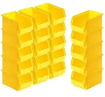 BRB 20x Sichtbox CLASSIC FB 4, LxBxH 230/200x140x122 mm, Inhalt 3,7 Liter, gelb