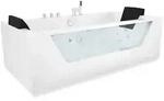 Whirlpool mit Reinigungsfunktion Pool Badewanne Wanne AcquaVapore W83-C 180x90...