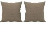 vidaXL Zierkissen 2 Stk. Taupe 40x40 cm Stoff