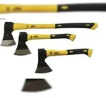 Vago-Tools 3 tlg Set Axt 600 1000 1250g Fiberglasstiel