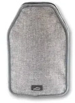 Flaschenk&uuml;hler f&uuml;r Denim-Flaschen - Grau Lacor Stoff 2x15 cm