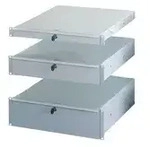 SCHROFF 19"-Schubfach 1HE, grau