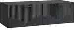 vidaXL Wandmontierter TV-Schrank Schwarz 98 x 41 x 30 cm Holzwerkstoff