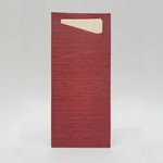 Duni Bestecktasche Sacchetto&reg; Tissue 8,5 x 19 cm Bordeaux, 100 Stk