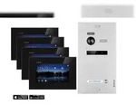 Balter EVO Video-T&uuml;rsprechanlage mit App f&uuml;r Einfamilienhaus mit 4x 7 Zoll Monitor