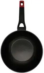 pyrex wok aus geschmiedetem aluminium 28cm optima +.