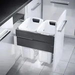 Hailo W&auml;schesammler 3270811 Laundry Carrier 45 LC Slide SC 66 Liter