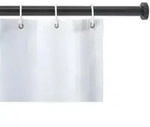 WENKO Teleskop-Duschstange Mod. Luz 70-115 cm, Schwarz