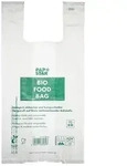 PAPSTAR 100 Hemdchen-Tragetaschen, Bio-Folie 55 cm x 28 cm x 20 cm transparent