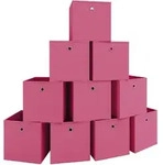VCM Aufbewahrungsbox Boxas Pink H. 28 x B. 27 x T. 27 cm