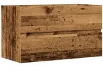 vidaXL Bad-H&auml;ngeschrank Altholz-Optik 80x38,5x45 cm Holzwerkstoff