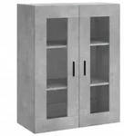 vidaXL Wandschrank Betongrau 69,5 x 34 x 90 cm