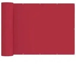 vidaXL Balkon Sichtschutz 200 x 1000 cm Stoff mit PU-Beschichtung Rot