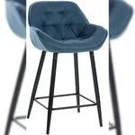 CLP Barhocker Gibson blau/Stoff