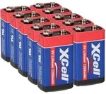 10x XCell Lithium 9V Block Batterie 1200mAh Rauchmelder-Set - passend f&uuml;r