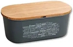 KESPER Brotbox, grau, FSC x34x20cm