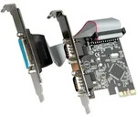 VALUE PCI-Express-Karte, 2x Seriell RS232, D-Sub 9, 1x Parallel EPP/ECP