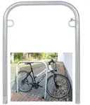 Baumarktplus Fahrradanlehnb&uuml;gel 114 x 78 cm Stahl feuerverzinkt &Oslash; 49mm