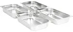vidaXL Gastronormbeh&auml;lter 4 Stk. GN 1/1 100 mm Edelstahl