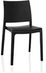 Dining Stuhl / Besucherstuhl T37 V Kunststoff schwarz hjh LIVING