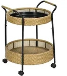 Outsunny - Servierwagen - 50Lx50Wx66Hcm - Gelb