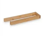 Relaxdays K&uuml;chenrollenhalter Wand, Bambus Rollenhalter f&uuml;r K&uuml;che,