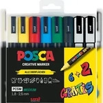 Faber Castell Marker UNI POSCA PC-5M 1,8-2,5 6+2