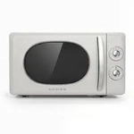 Sweiss Vintage-Mikrowelle MOVI8, 20L Beige, 700W, 6 Kochstufen, Auftaufunktion,