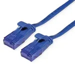 VALUE Patchkabel Cat.6A (Class EA) UTP, extra-flach, blau, 1 m