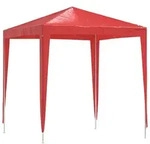 vidaXL Party-Zelt 200 x 200 x 240 cm Rot PE und Stahl
