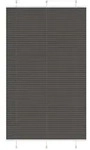 vidaXL Plissee Schwarz 120x200 cm Stoffbreite 119,4 cm Polyester