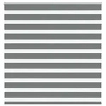 vidaXL Doppelrollo Dunkelgrau 140x150 cm Stoffbreite 135,9 cm Polyester