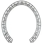 DELUKE Rosenbogen MILAN oval Schwarz Stahl Gartenbogen Metall Rankhilfe...