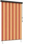 vidaXL Rollo Mehrfarbig 140 x 250 cm Stoff und Aluminium