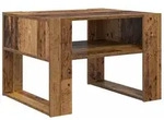 vidaXL Couchtisch mit Speicher Altholz 66 x 53 x 45 cm Holzwerkstoff