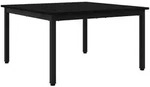 vidaXL Couchtisch Schwarz Eichen-Optik 80 x 80 x 45 cm Holzwerkstoff