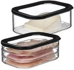 Mepal MODULA Frischhaltedosen Wurst & K&auml;se Set schwarz