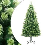vidaXL K&uuml;nstlicher Weihnachtsbaum Klappbar mit St&auml;nder 150 cm