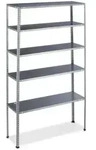 Relaxdays Schwerlastregal, Traglast 250 kg, 5 Ebenen, HxBxT: 185 x 100 x 30 cm,
