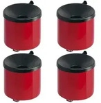 PROREGAL SparSet 4x Runder feuerl&ouml;schender Wandaschenbecher | 2 Liter | Hx&Oslash;...