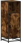 vidaXL Badschrank R&auml;uchereiche 35x37,5x100 cm Holzwerkstoff